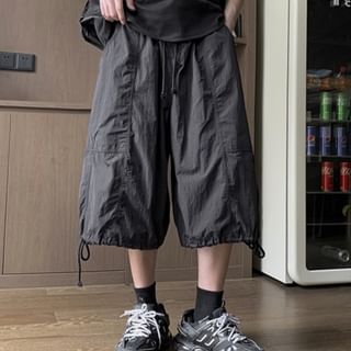 Giuliana-Mid Rise Plain Shorts