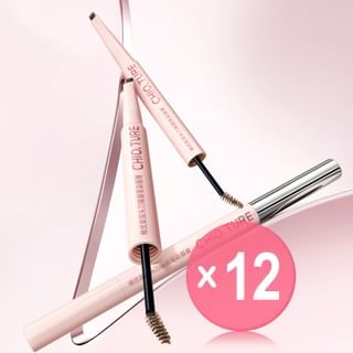 CHIOTURE - Dual-Ended Eyebrow Pen & Eyebrow Tint - 4 Colors (x12) (Bulk Box)
