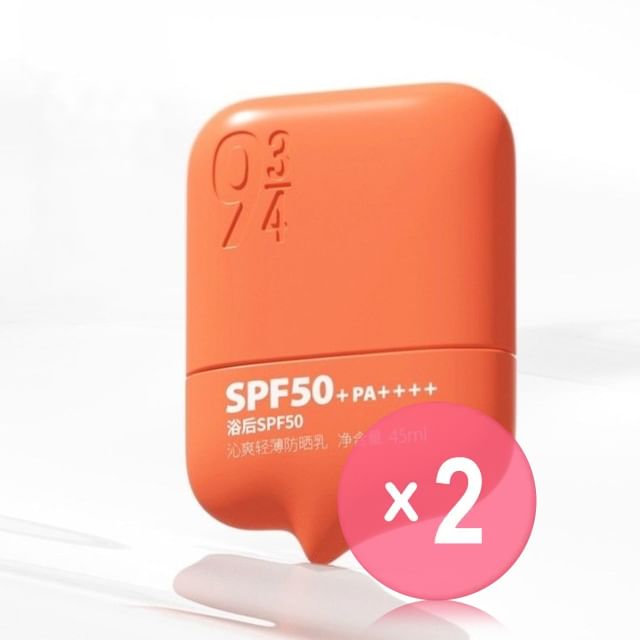 934-Refreshing Lightweight Sunscreen Lotion SPF 50 PA 2pcs Bundle Set