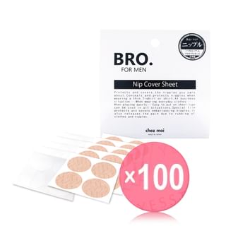 BRO. FOR MEN - Nip Cover Sheet (x100) (Bulk Box)
