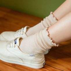 Forest Girl - Ruffled Socks