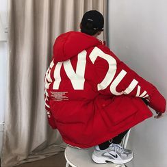 Ayuyel - Lettering Padded Jacket Ayuyel - Lettering Padded Jacket