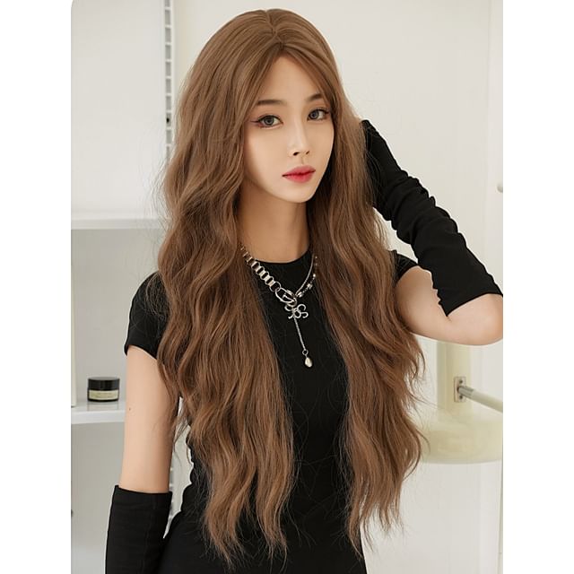 SEVENQ-Long Full Wig - Wavy