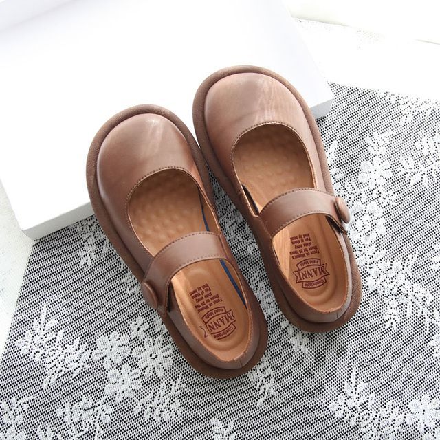 Freesia-Plain Mary Jane Shoes