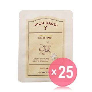THE FACE SHOP - Rich Hand V Special Care Hand Mask 1pc (x25) (Bulk Box)