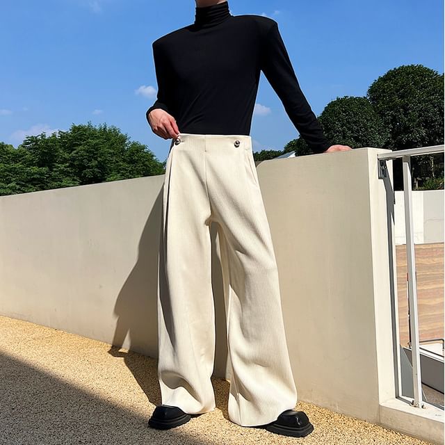 ribbed dress pants Women's Z Supply Ivory Bone Dawn Smocked Rib Pant | Size: L