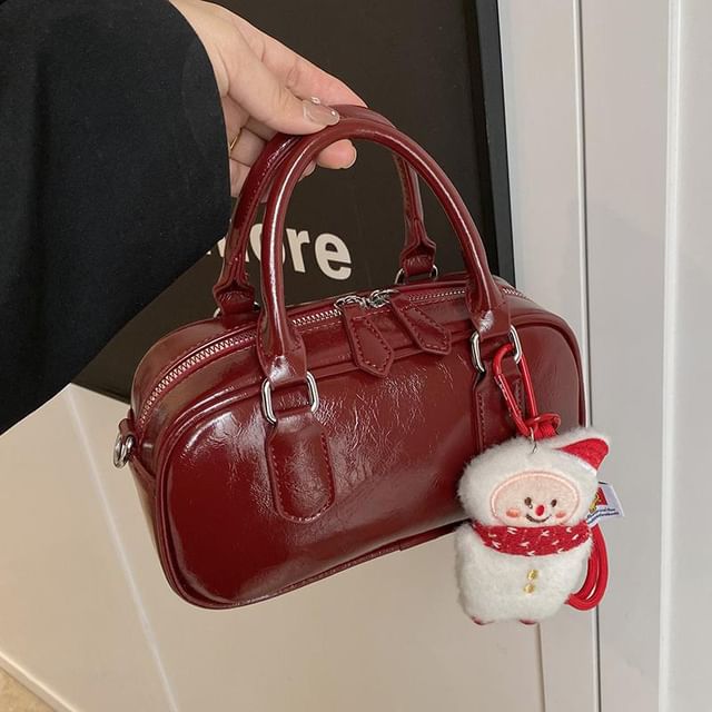 Basaran-Faux Leather Shoulder Bag