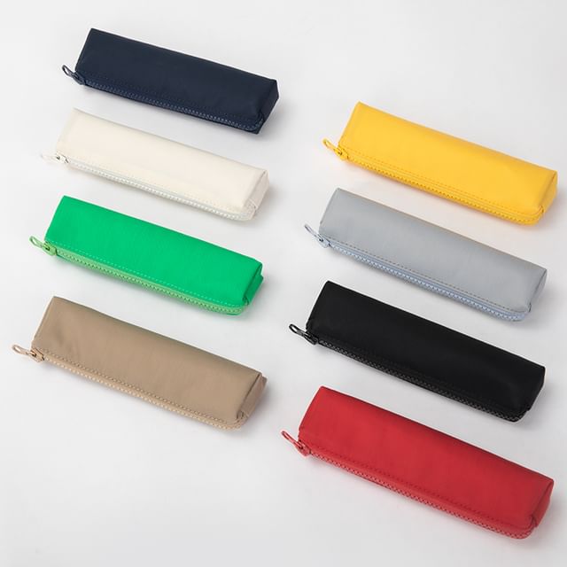 Melois-Plain Fabric Pencil Case