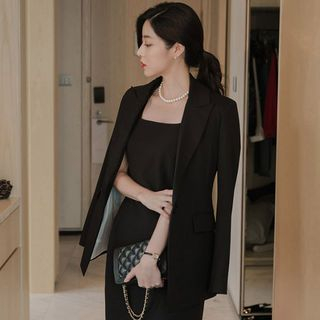chuu-Dali Hotel One-Button Blazer-One Size