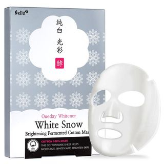 Nella - Oneday Whitener White Snow Brightening Fermented Cotton Mask Set