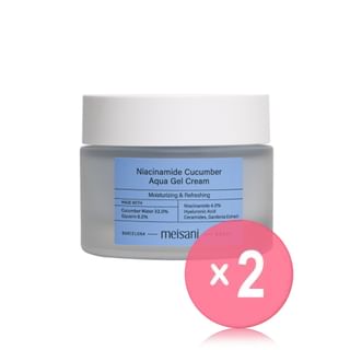 Meisani - Niacinamide Cucumber Aqua Gel Cream 2pcs Bundle Set