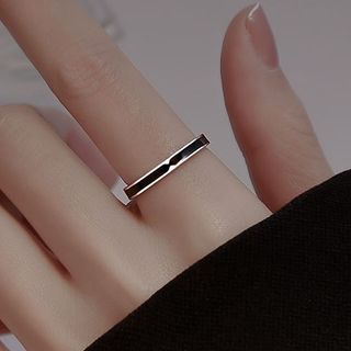 Hansha-Sterling Silver Open Ring