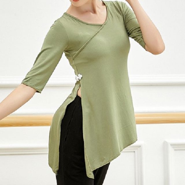 Cossita-Elbow-Sleeve Dance T-Shirt