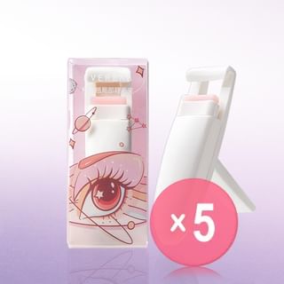 everbab - Portable Partial Eyelash Curler 5pcs Bundle Set