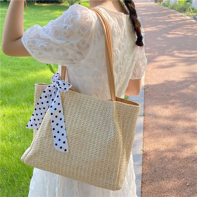 Basaran-Straw Tote Bag