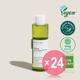 Mary&May - Vegan Cica Teatree AHA PHA Blemish Toner (x24) (Bulk Box)