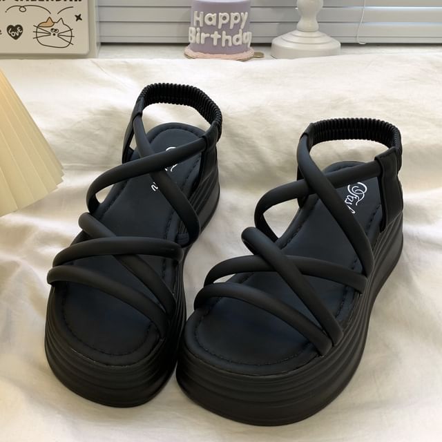 Queen Zoo-Ankle Strap Strappy Platform Gladiator Sandals