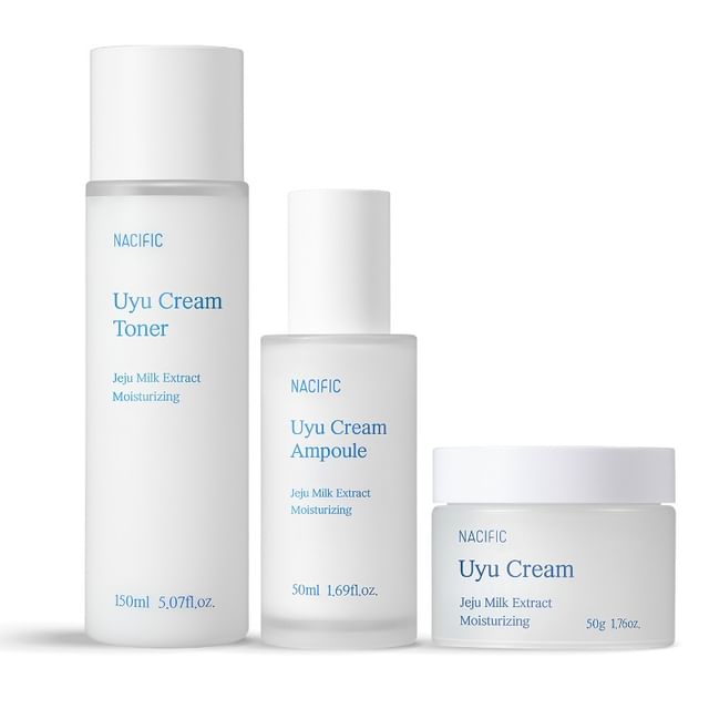 Nacific-Uyu Cream Triple Set