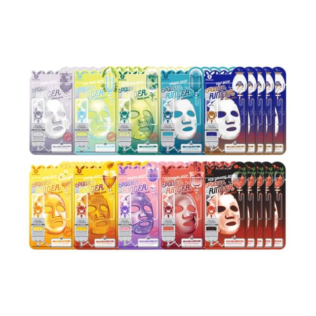 Elizavecca-Deep Power Ringer Mask Pack Bundle Set - 10 Types