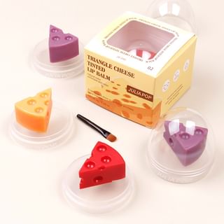 JULIA POP - Triangle Cheese Colour Change Tinted Lip Balm - 3 Shades