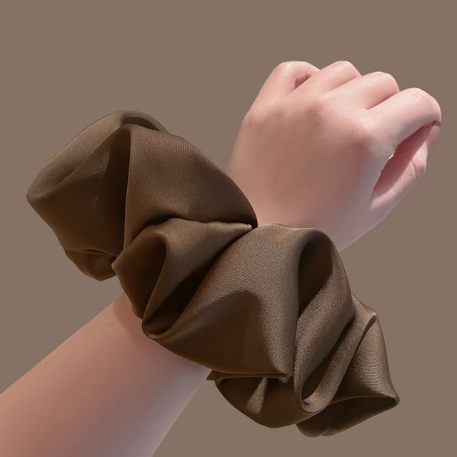 Jael-Plain Satin Hair Scrunchie