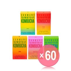 SUNMANC - Tea For Better Life Kombucha - 5 Types (x60) (Bulk Box)