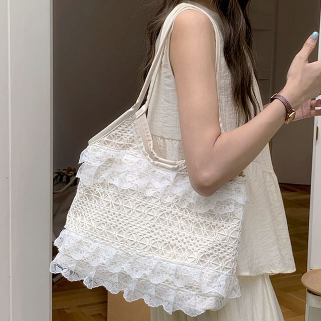 Indenis-Lace Tote Bag