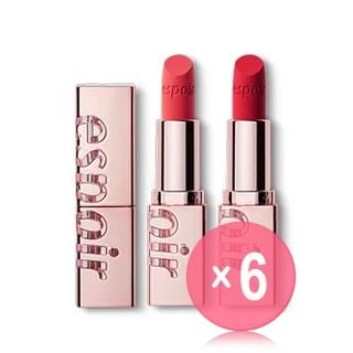 espoir - Lipstick Nowear Velvet - 4 Colors (x6) (Bulk Box)