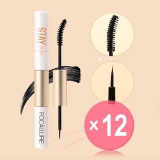 FOCALLURE - Volume Mascara & Eyeliner 2 in 1 (x12) (Bulk Box)