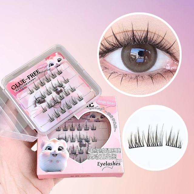 Mogugu-Glue-free False Eyelashes Clusters Various Designs