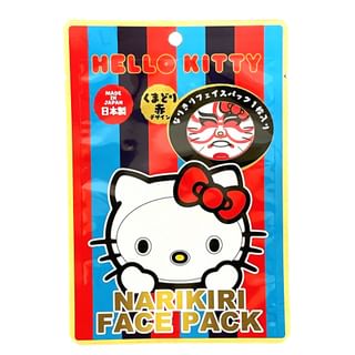 ASUNAROSYA - Sanrio Hello Kitty Narikiri Face Pack Kumadori Red