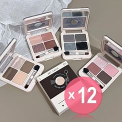 Art Value - Vinyl Record Four-Color Eyeshadow Palette - 4 Types (x12) (Bulk Box)