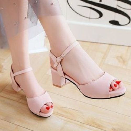 Freesia AnkleStrap BlockHeel Sandals YesStyle