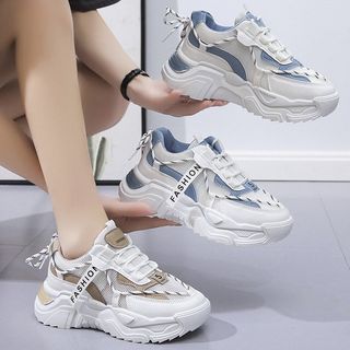 Asterisk - Lace-Up Platform Sneakers | YesStyle