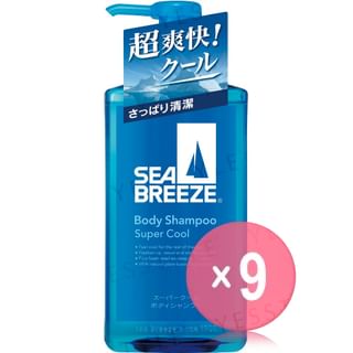 Shiseido - Sea Breeze Body Shampoo Super Cool (x9) (Bulk Box)