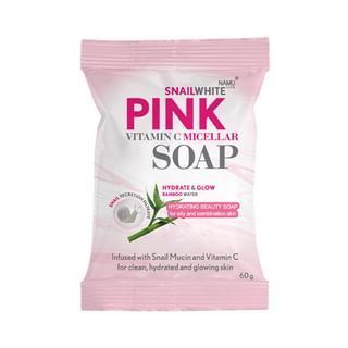 NAMU LIFE SNAILWHITE - Pink Vitamin C Micellar Soap