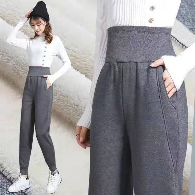 Everose-High Rise Plain Tapered Pants