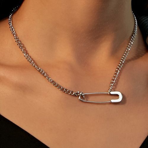 925 SAFETY PIN NECKLACE – OBTAIND