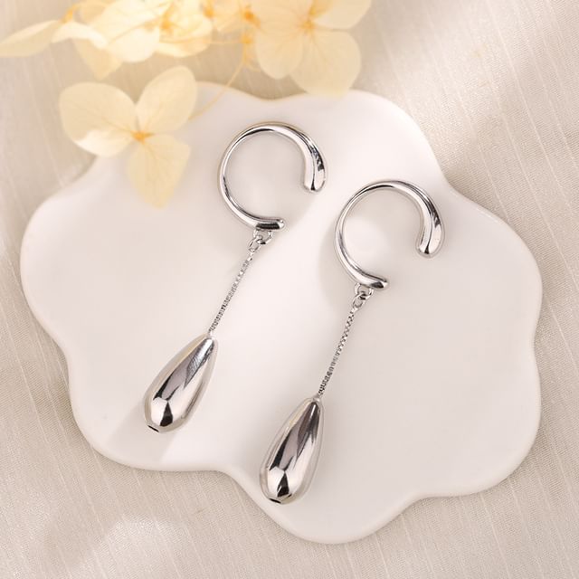 Chimerro-Waterdrop Drop Ear Cuff