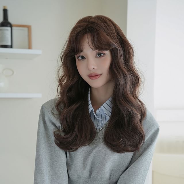 SEVENQ-Long Full Wig - Wavy