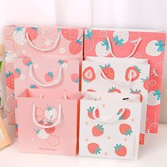 Hekki - Strawberry Print Paper Gift Bag Hekki - Strawberry Print Paper Gift Bag