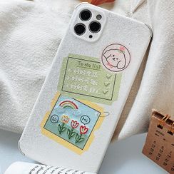 TinyGal - 刺绣卡通手机保护壳 - iPhone 11 Pro Max / 11 Pro / 11 / SE / XS Max / XS / XR / X / SE 2 / 8 / 8 Plus / 7 / 7 Plus TinyGal - 刺绣卡通手机保护壳 - iPhone 11 Pro Max / 11 Pro / 11 / SE / XS Max / XS / XR / X / SE 2 / 8 / 8 Plus / 7 / 7 Plus