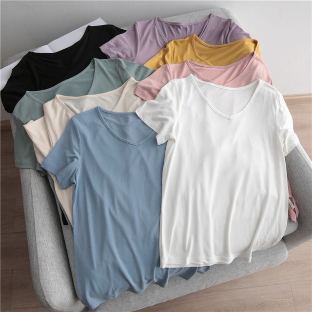 Grenoble - Short-Sleeve V-Neck T-Shirt 