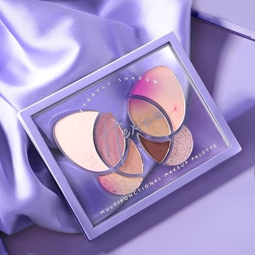 HEXZE - Butterfly 8 Colors Eyeshadow Palette - Purple Star | YesStyle