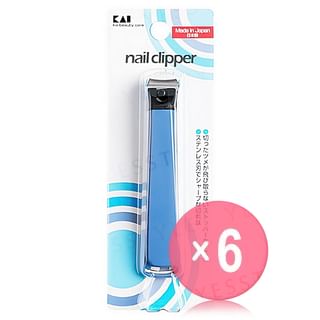 KAI - DF New Standard Nail Clipper M Blue (x6) (Bulk Box)
