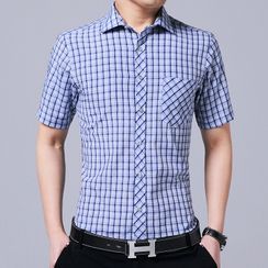Andrei - 格子短袖襯衫 Andrei - 格子短袖襯衫