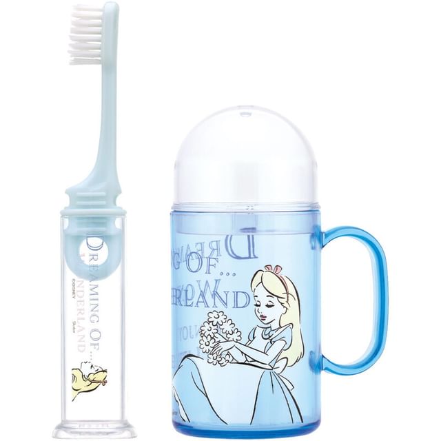 Skater - Alice in Wonderland Travel Toothbrush Set | YesStyle