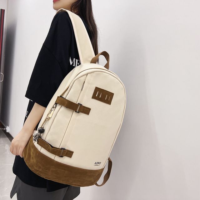 MUSIS Nylon Zip Backpack YesStyle
