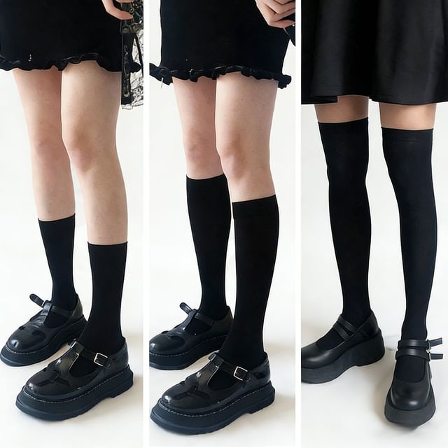 Gentiana-Plain Socks