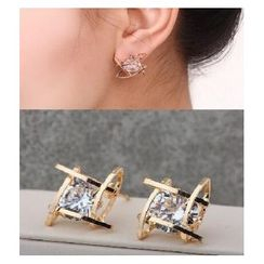 Glamiz - Rhinestone Earrings